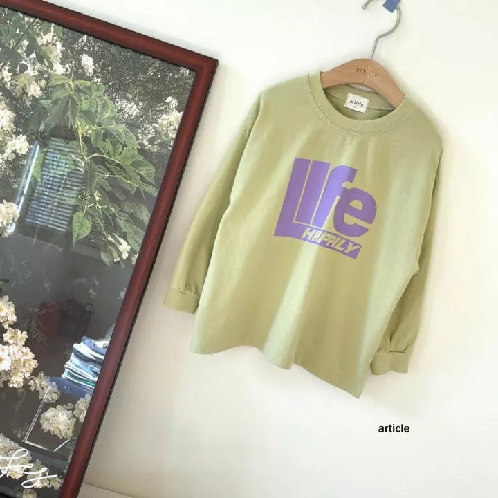 Article - Korean Children Fashion - #kidsstore - Life Paint Tee - 4