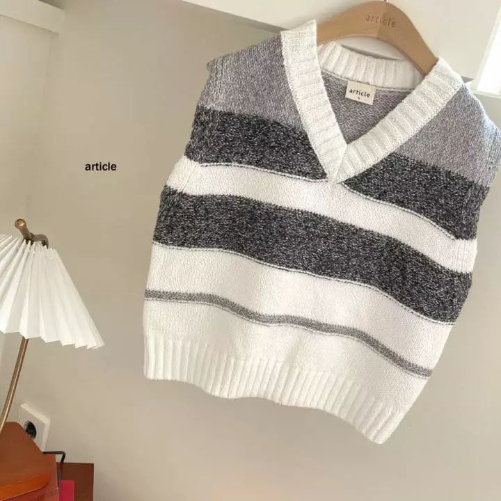 Article - Korean Children Fashion - #littlefashionista - Gradation Vest - 3