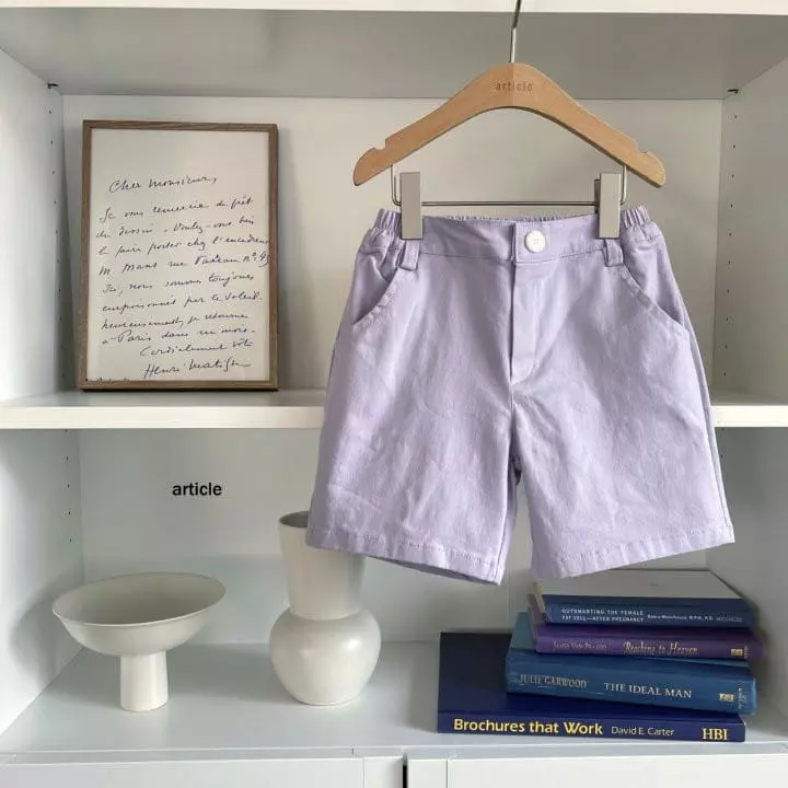 Article - Korean Children Fashion - #littlefashionista - Pastel Shorts - 8