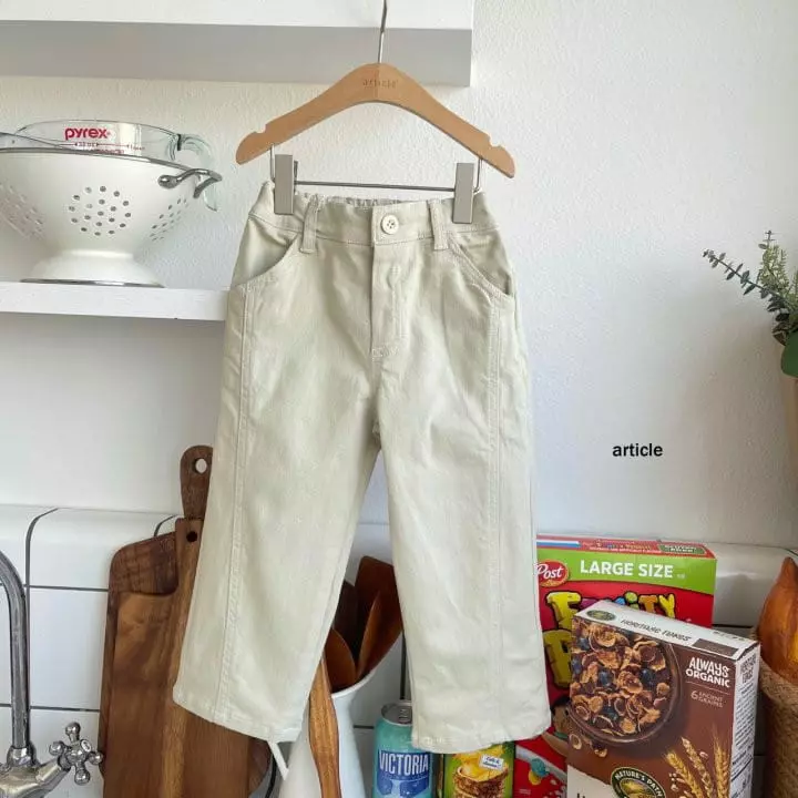 Article - Korean Children Fashion - #littlefashionista - Tone Tone Slit Pants - 7