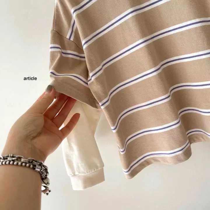 Article - Korean Children Fashion - #magicofchildhood - Stripes Tee - 5