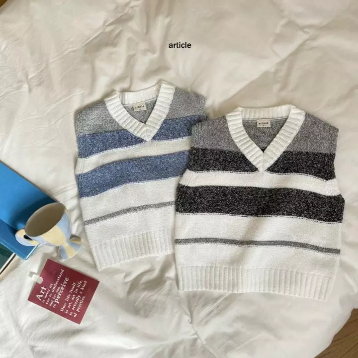 Article - Korean Children Fashion - #littlefashionista - Gradation Vest - 4