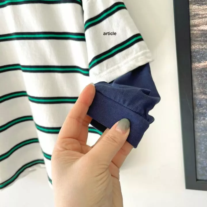 Article - Korean Children Fashion - #minifashionista - Stripes Tee - 6