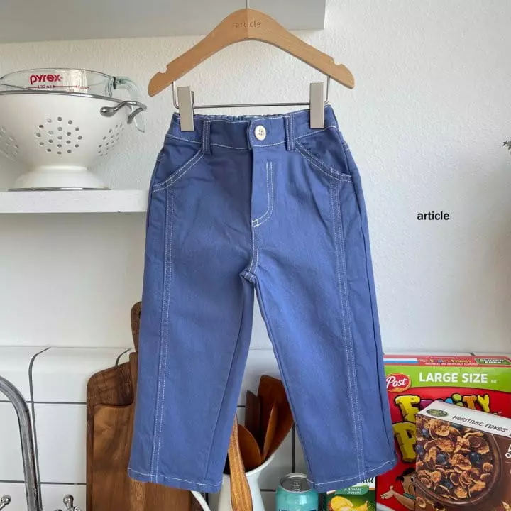 Article - Korean Children Fashion - #minifashionista - Tone Tone Slit Pants - 9