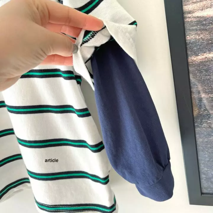 Article - Korean Children Fashion - #prettylittlegirls - Stripes Tee - 7