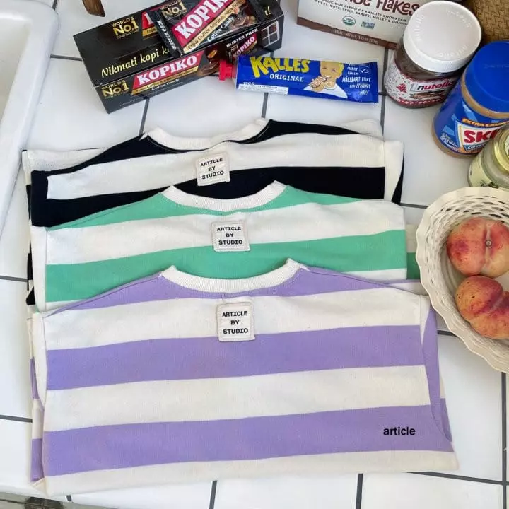Article - Korean Children Fashion - #stylishchildhood - Mini Terry Boxy Tee
