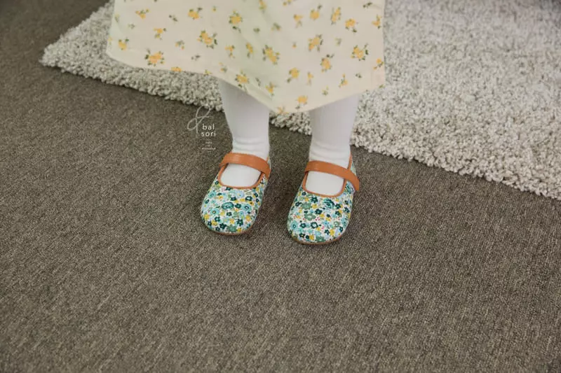 Babyzzam - Korean Children Fashion - #childofig - Leather Flower Flats - 9