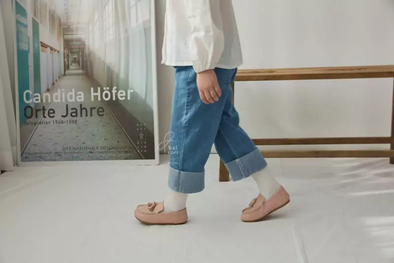 Babyzzam - Korean Children Fashion - #childrensboutique - Ddalang Tesel Flats - 9