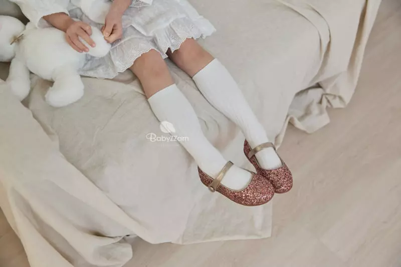 Babyzzam - Korean Children Fashion - #kidzfashiontrend - Shine Button Flats - 8
