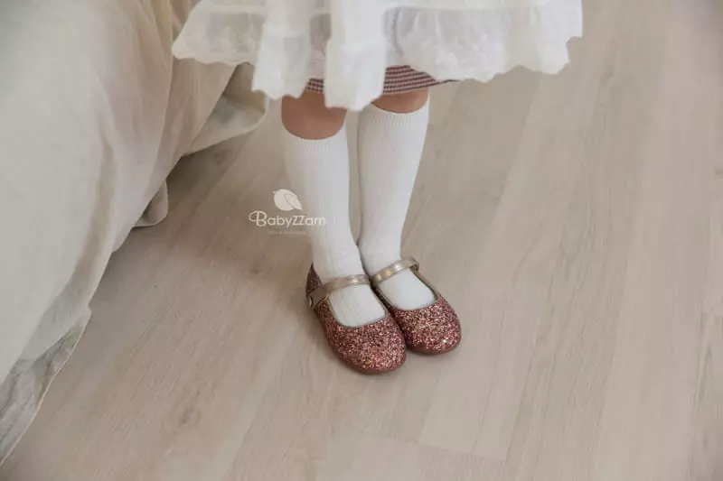 Babyzzam - Korean Children Fashion - #magicofchildhood - Shine Button Flats - 11