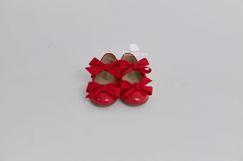 Babyzzam - Korean Children Fashion - #magicofchildhood - Two Ribbon Flats - 9