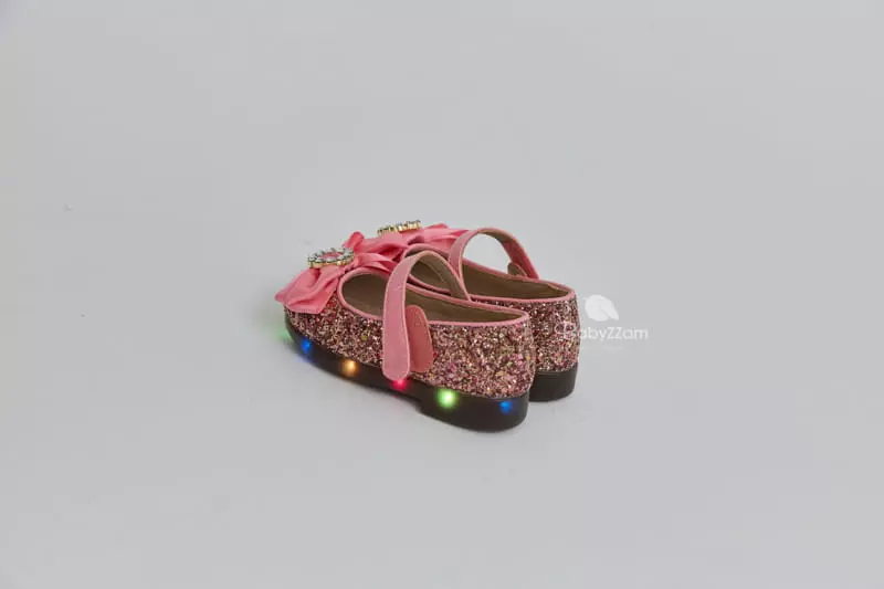Babyzzam - Korean Children Fashion - #prettylittlegirls - LED Flats - 12