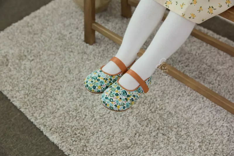 Babyzzam - Korean Children Fashion - #todddlerfashion - Leather Flower Flats - 6