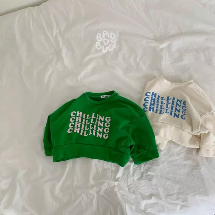 Badburdy - Korean Children Fashion - #designkidswear - Chiling Sweatshirt - 11