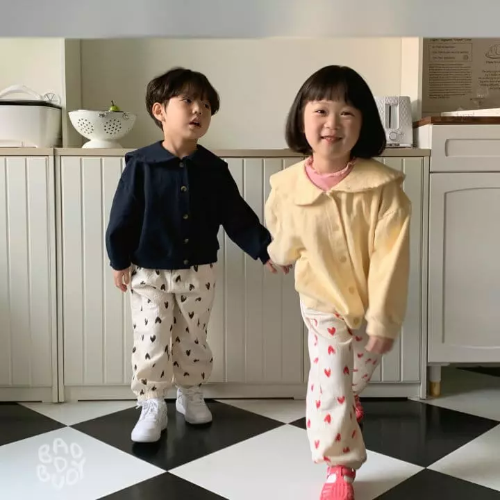 Badburdy - Korean Children Fashion - #minifashionista - Heart Pnats - 12