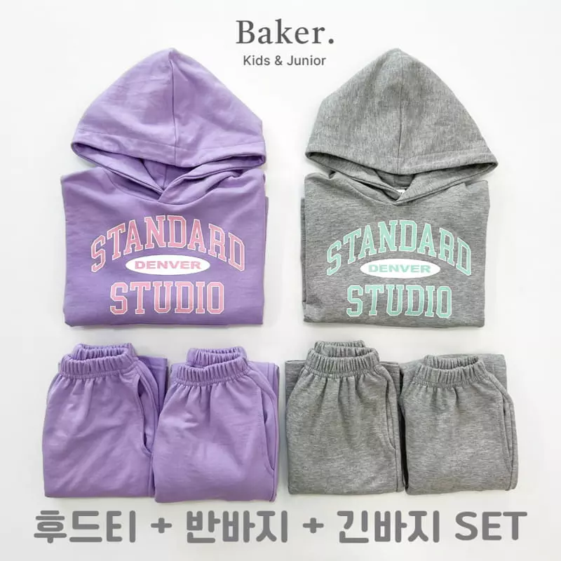 Baker - Korean Children Fashion - #childofig - Standard Top Pants Shorts Set