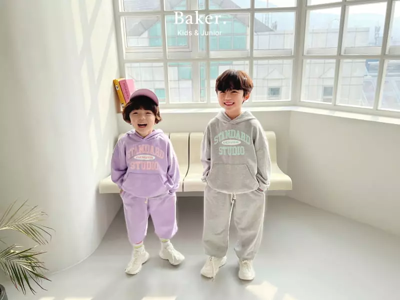 Baker - Korean Children Fashion - #childrensboutique - Standard Top Pants Shorts Set - 3