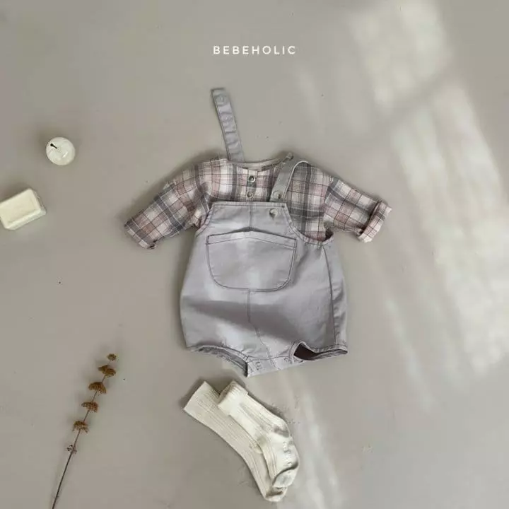 Bebe Holic - Korean Baby Fashion - #babyboutique - Check Shirt - 5