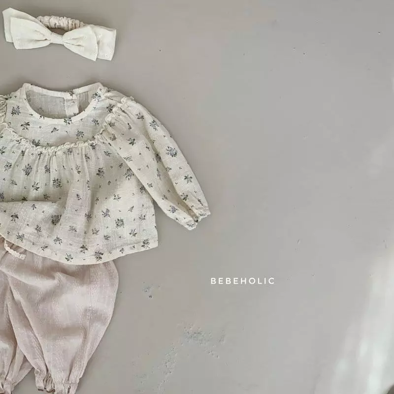 Bebe Holic - Korean Baby Fashion - #babygirlfashion - Flower Blouse - 8