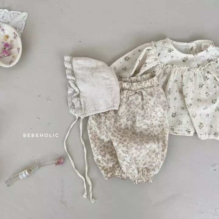 Bebe Holic - Korean Baby Fashion - #babygirlfashion - Flower Pants - 2