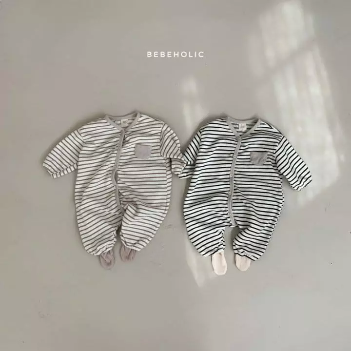 Bebe Holic - Korean Baby Fashion - #babyootd - Pocket Bodysuit - 2