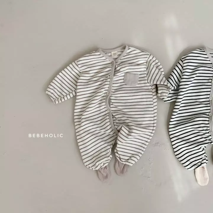 Bebe Holic - Korean Baby Fashion - #babyoutfit - Pocket Bodysuit - 3
