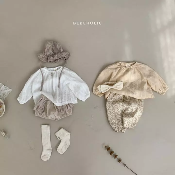 Bebe Holic - Korean Baby Fashion - #onlinebabyboutique - Shirring Blouse