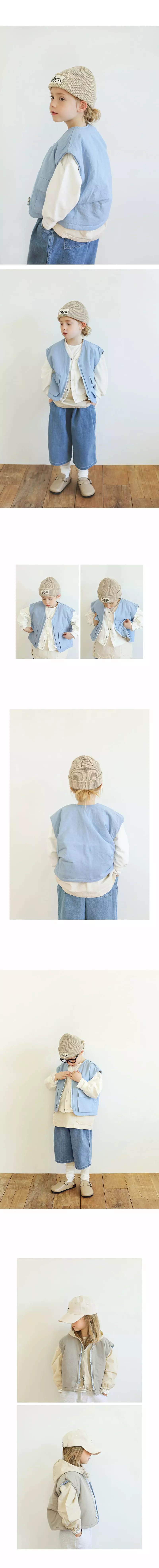 Bien a Bien - Korean Children Fashion - #fashionkids - Ellona Reversible Vest - 3