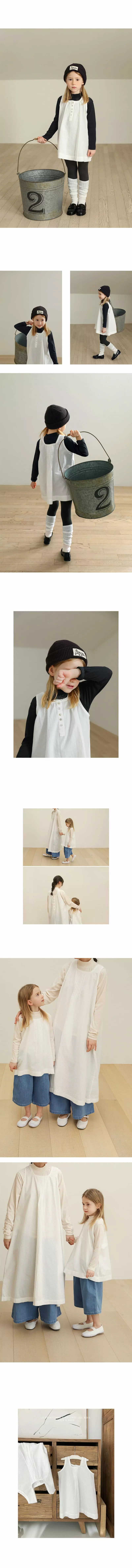 Bien a Bien - Korean Children Fashion - #kidzfashiontrend - Crona Pintuck One-piece - 2