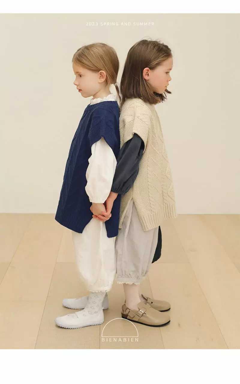 Bien a Bien - Korean Children Fashion - #kidzfashiontrend - Glari Long Knit Vest