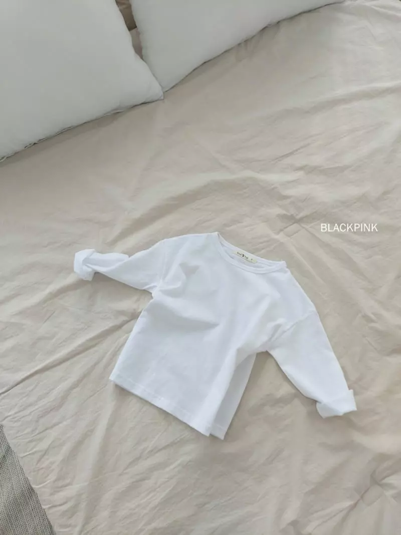 Black Pink - Korean Children Fashion - #childofig - Basic Single Tee - 10