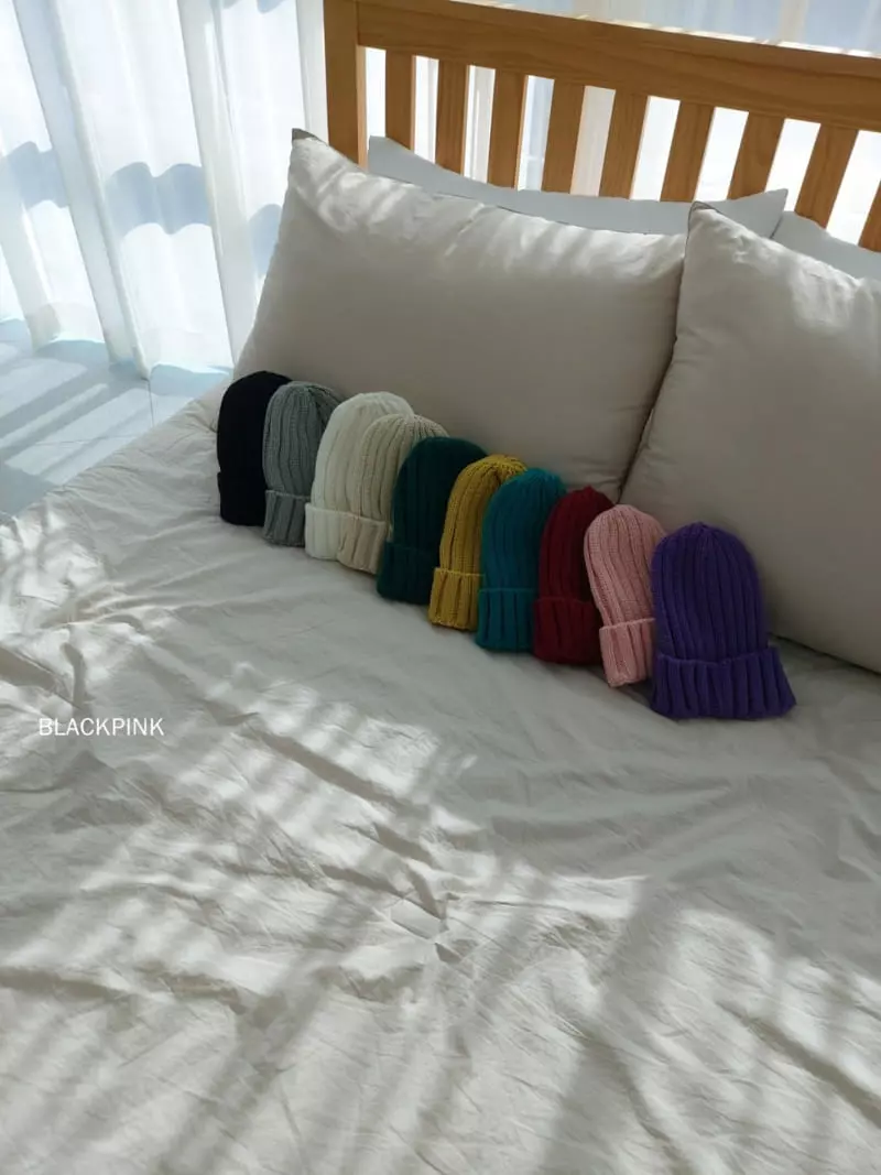 Black Pink - Korean Children Fashion - #childrensboutique - Muzi Rib Beanie - 5
