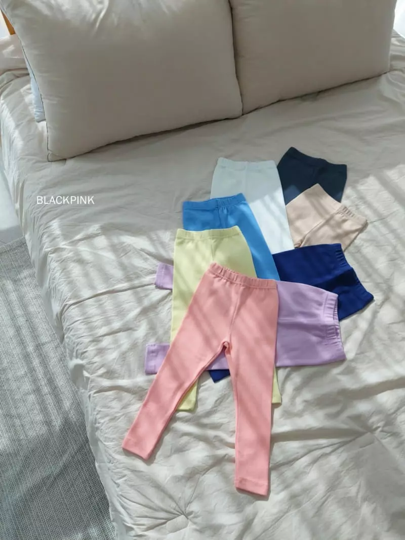 Black Pink - Korean Children Fashion - #childofig - Muzi Leggings - 4