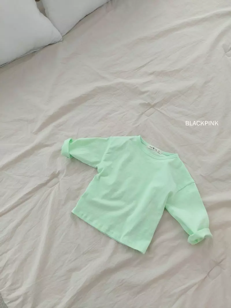Black Pink - Korean Children Fashion - #designkidswear - Basic Single Tee - 12