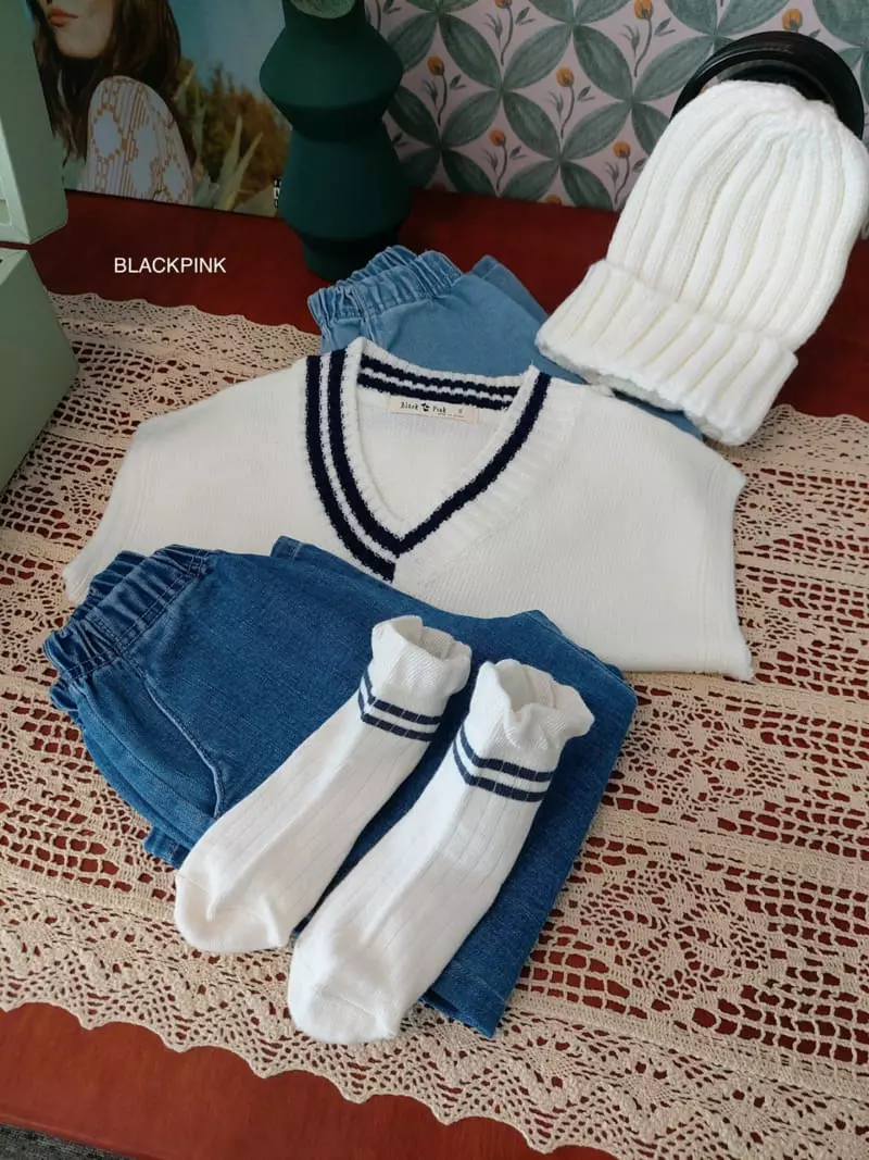 Black Pink - Korean Children Fashion - #fashionkids - School Socks - 11