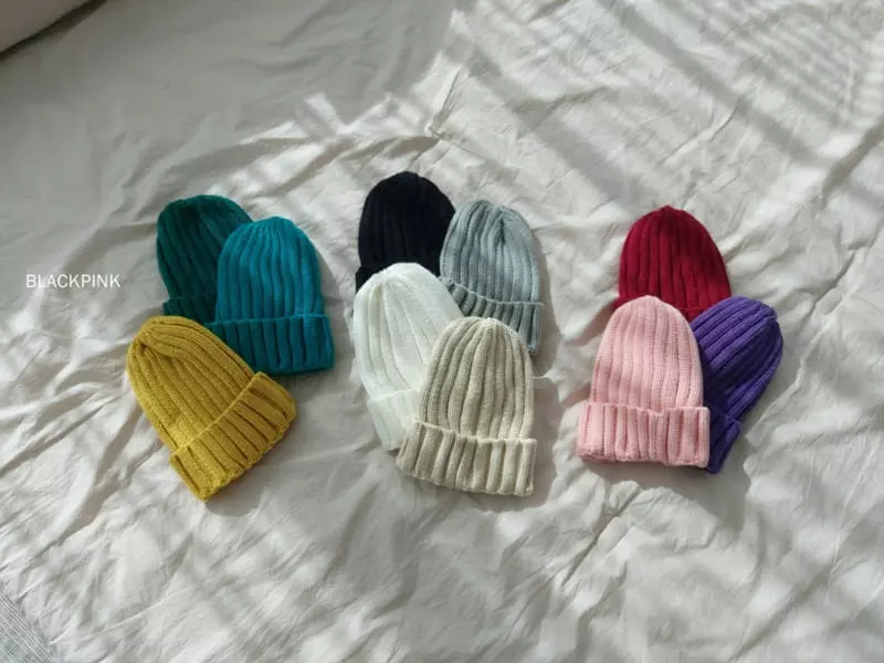 Black Pink - Korean Children Fashion - #fashionkids - Muzi Rib Beanie - 8