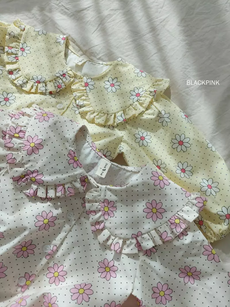 Black Pink - Korean Children Fashion - #kidsstore - Daisy Blouse - 2