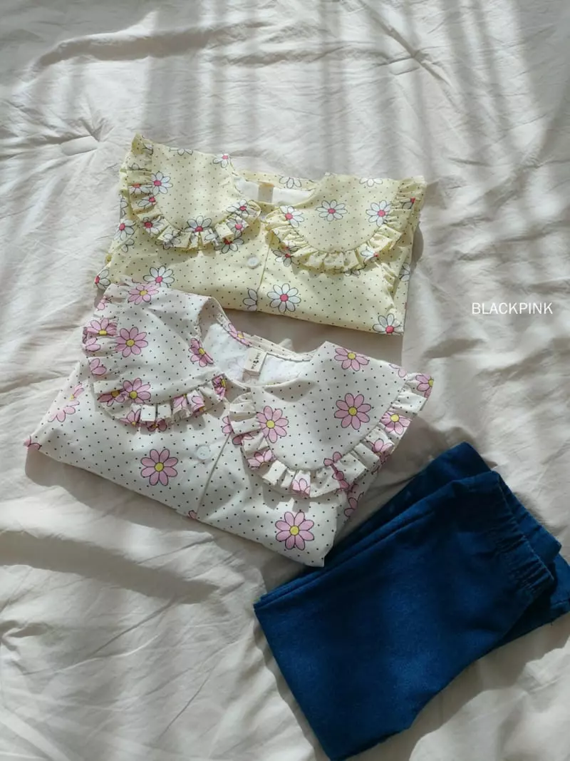 Black Pink - Korean Children Fashion - #kidzfashiontrend - Daisy Blouse - 3