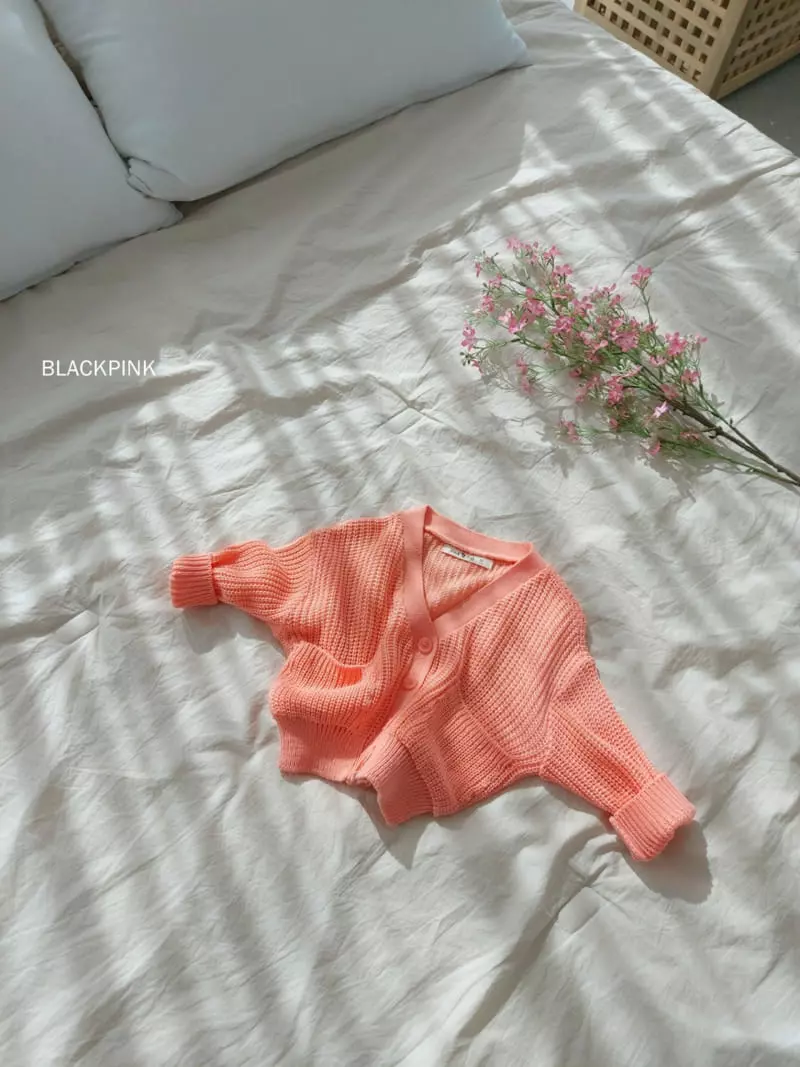 Black Pink - Korean Children Fashion - #littlefashionista - Black Pink Hazzi Cardigan - 6