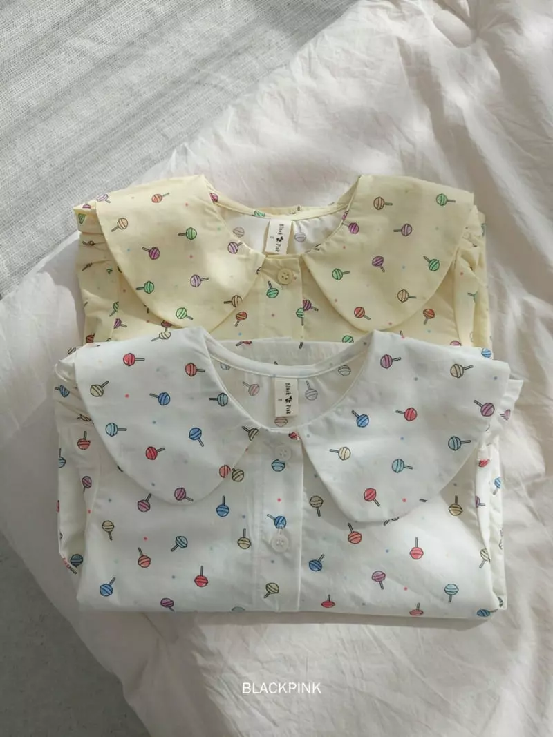 Black Pink - Korean Children Fashion - #littlefashionista - Anapang Blouse - 9