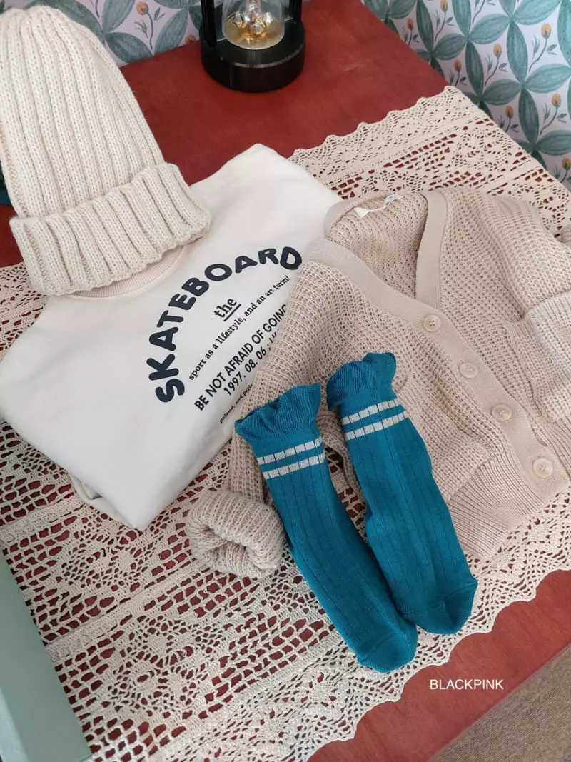 Black Pink - Korean Children Fashion - #magicofchildhood - School Socks - 4