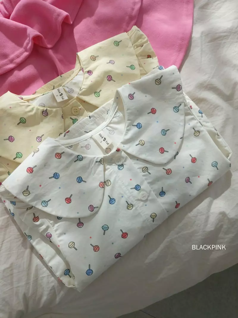 Black Pink - Korean Children Fashion - #minifashionista - Anapang Blouse - 11