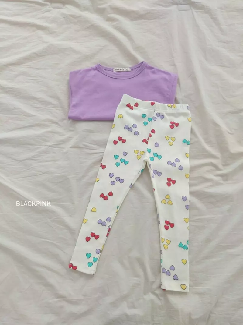 Black Pink - Korean Children Fashion - #prettylittlegirls - Pang Leggings - 5
