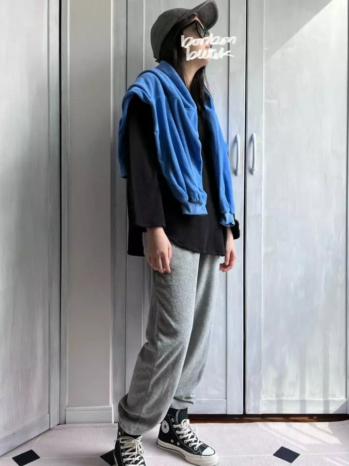 Bon Bon Butik - Korean Women Fashion - #momslook - Waffle Tee Mom - 10