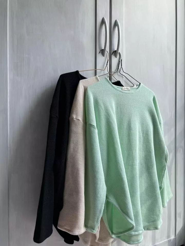 Bon Bon Butik - Korean Women Fashion - #thelittlethings - Waffle Tee Mom - 4