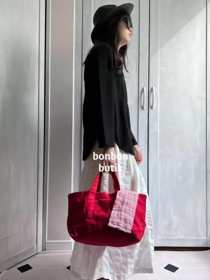 Bon Bon Butik - Korean Women Fashion - #momslook - Waffle Tee Mom - 8