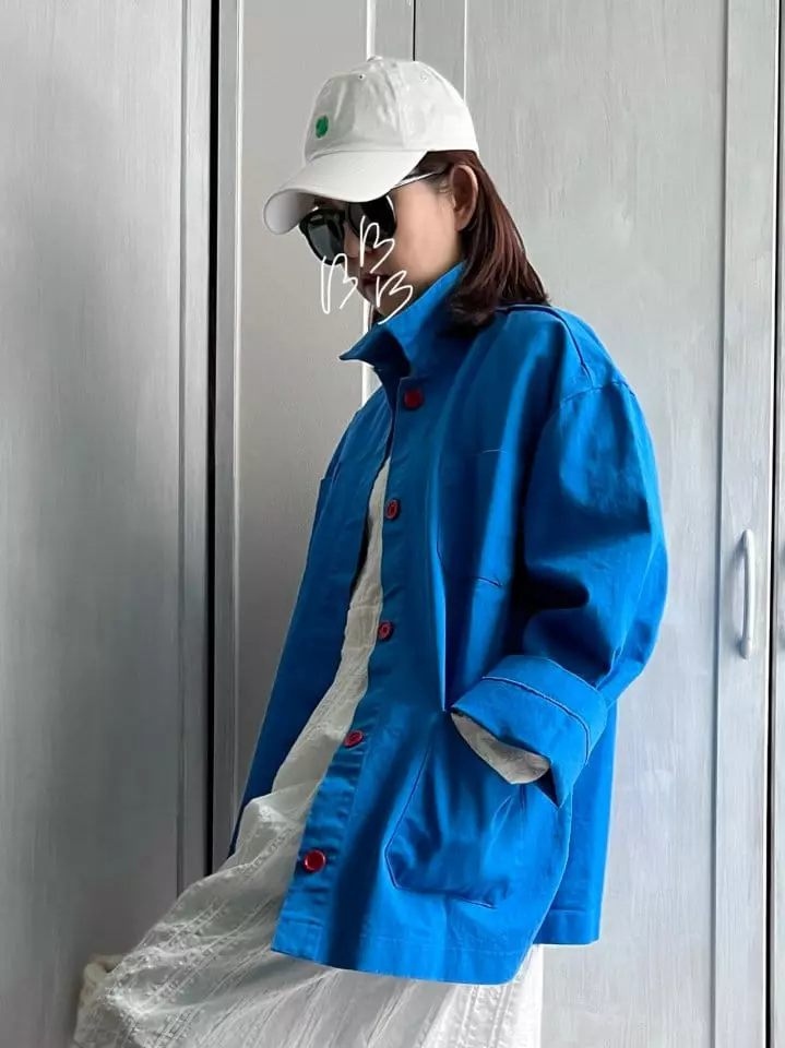 Bon Bon Butik - Korean Women Fashion - #romanticstyle - Mom Lego Jacket - 2
