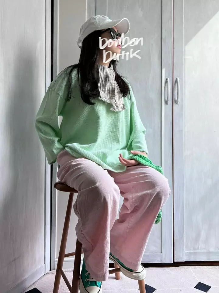 Bon Bon Butik - Korean Women Fashion - #thatsdarling - Pintuck Pants Mom - 3