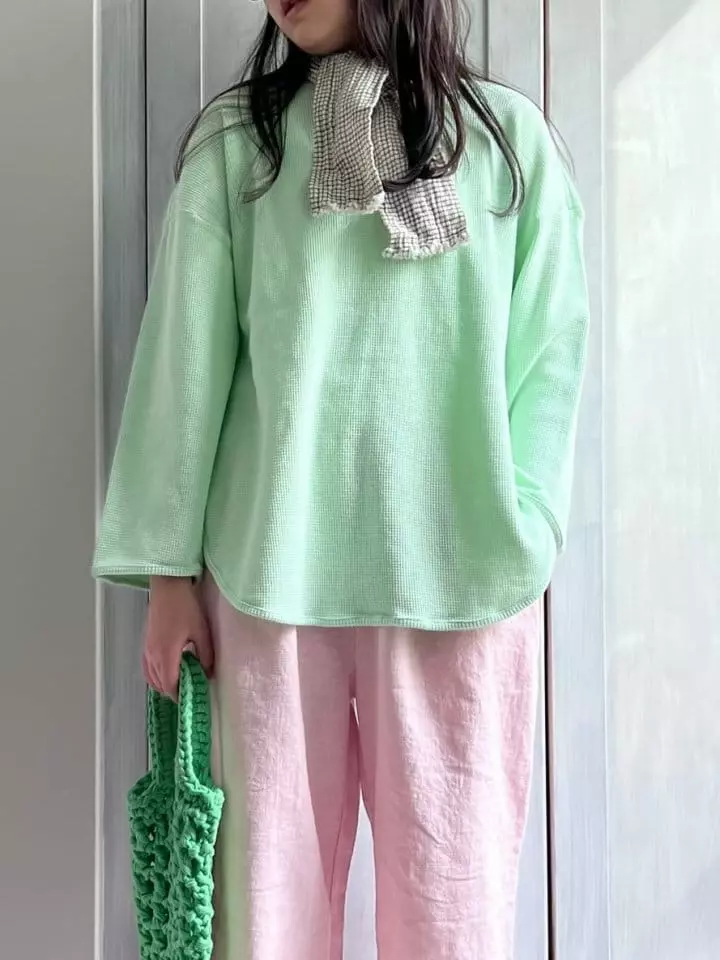 Bon Bon Butik - Korean Women Fashion - #womensfashion - Waffle Tee Mom - 9