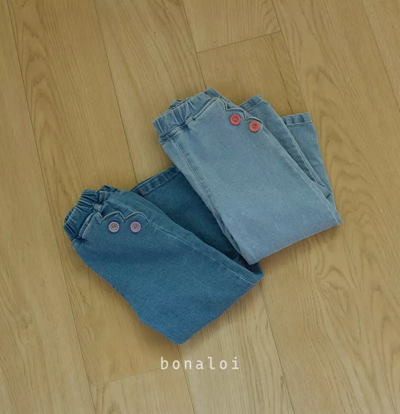 Bonaloi - Korean Children Fashion - #childrensboutique - Scrup Jeans